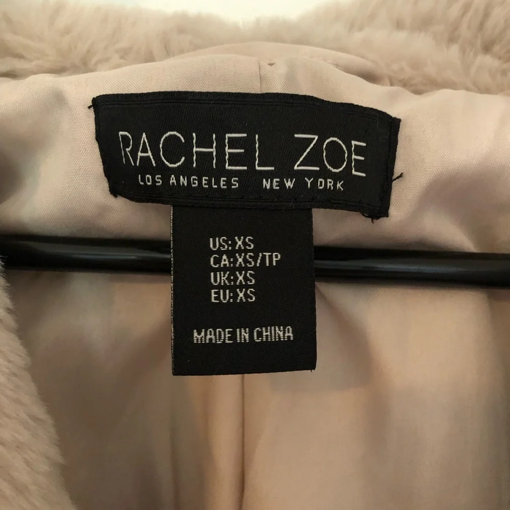 Cream Fur Coat - Picture 3 of 3